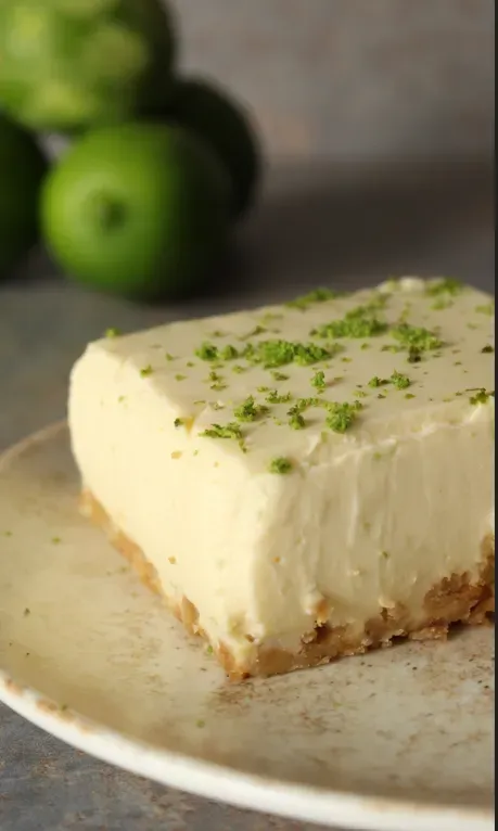 Porción cheesecake de limón