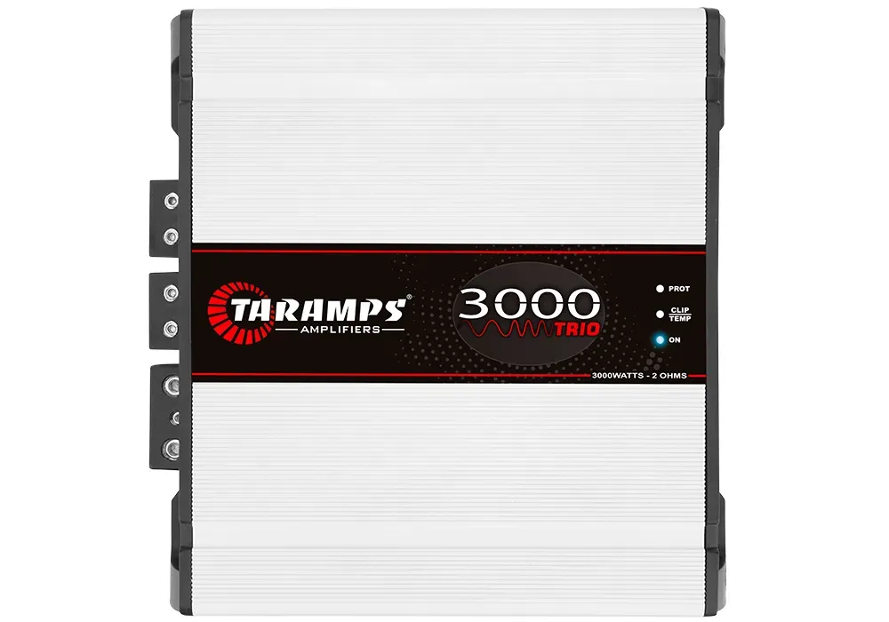 TRIO 3000  / AMPLIFICADOR TARAMPS  2 OHMS CLASS D (1 CANAL 3.000W RMS)