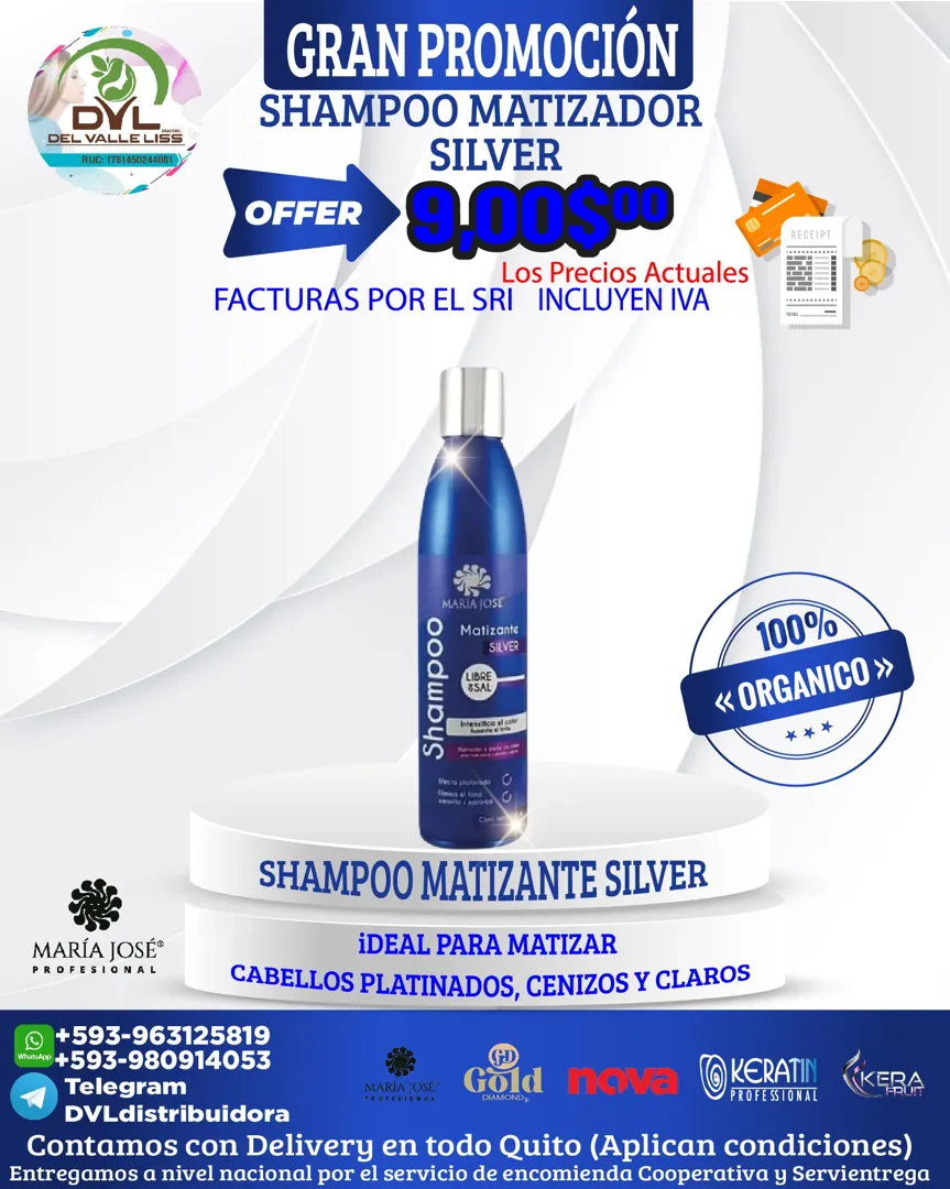 Shampoo Matizante Silver 250 ML