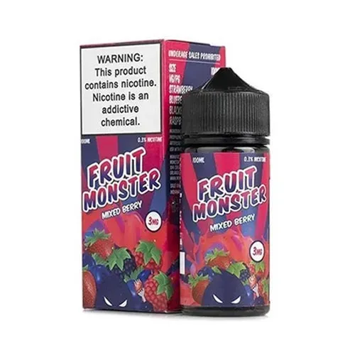 Líquido Fruit Monster 100ML X 3MG E-Juice Mixed Berry