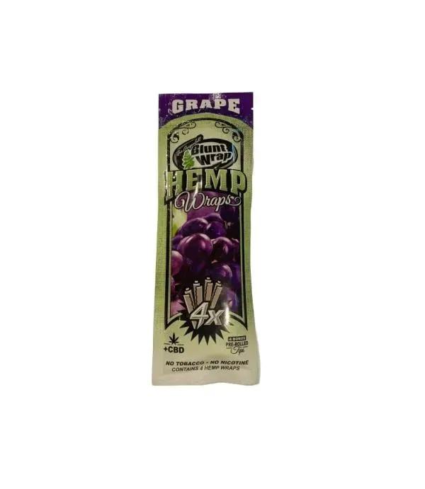 Blunt Wrap Hemp de CBD (4pcs) Grape