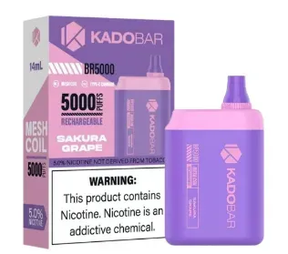 Vaporizador Desechable Kado-Bar 5000 Puff Sakura Grape
