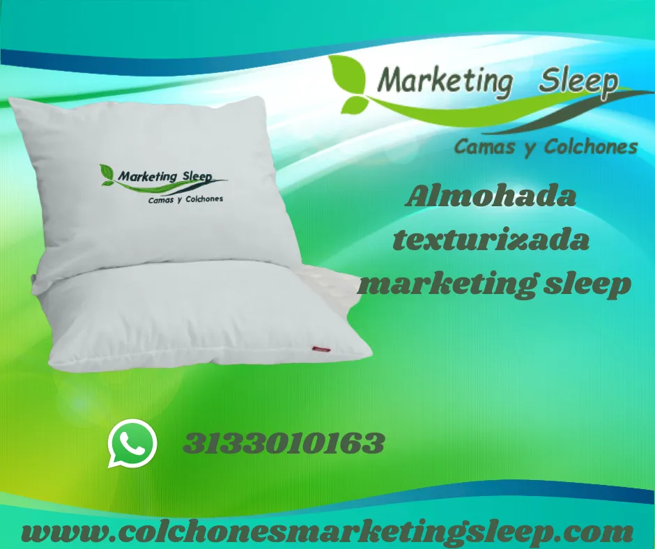 Almohada texturizada marketing sleep 