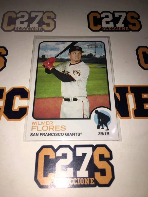 2022 Topps Heritage #129 Wilmer Flores San Francisco Giants