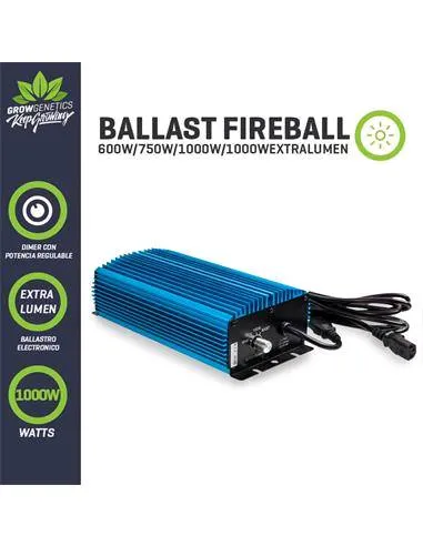 Ballast Electrónico Regulable Extra Lumen 1000W Fireball