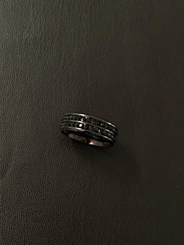  zircon black ring #7,9,10