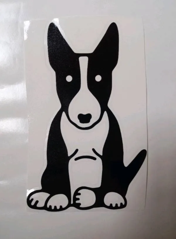 Sticker de vinilo Dog bull terrier 