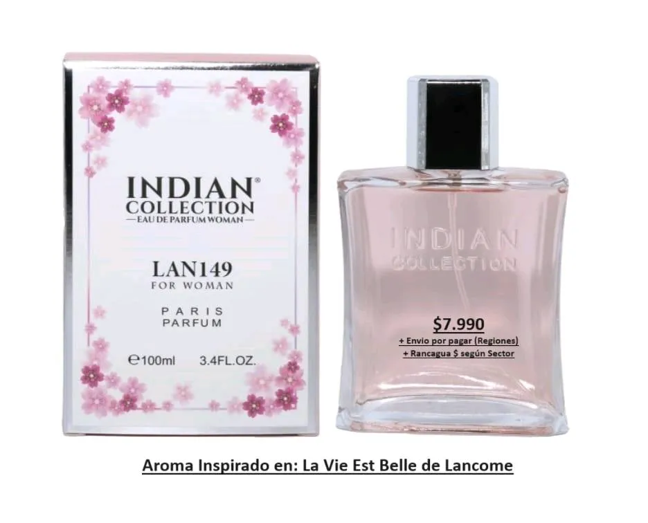 Indian Collection Lan149 Perfume Mujer 100ml Spray