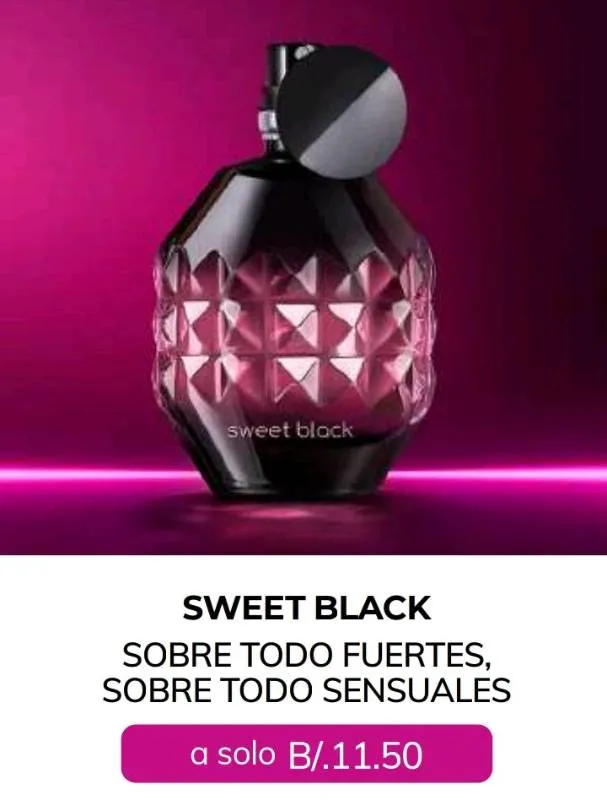 Perfume para mujer Sweet Black 