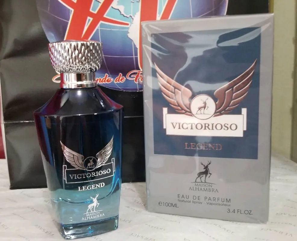  Victorioso Legend by Maison Alhambra Eau De Parfum Spray 3.4  oz : Beauty & Personal Care