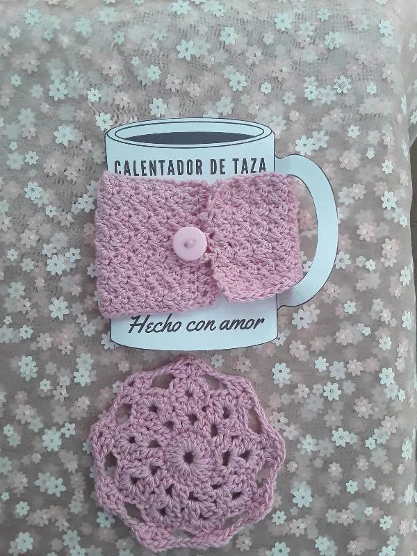 Calienta tazas de ganchillo / crochet
