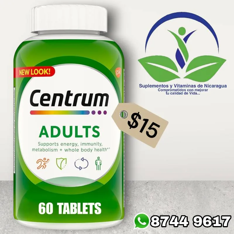 Centrum Adulto 60 Tablets