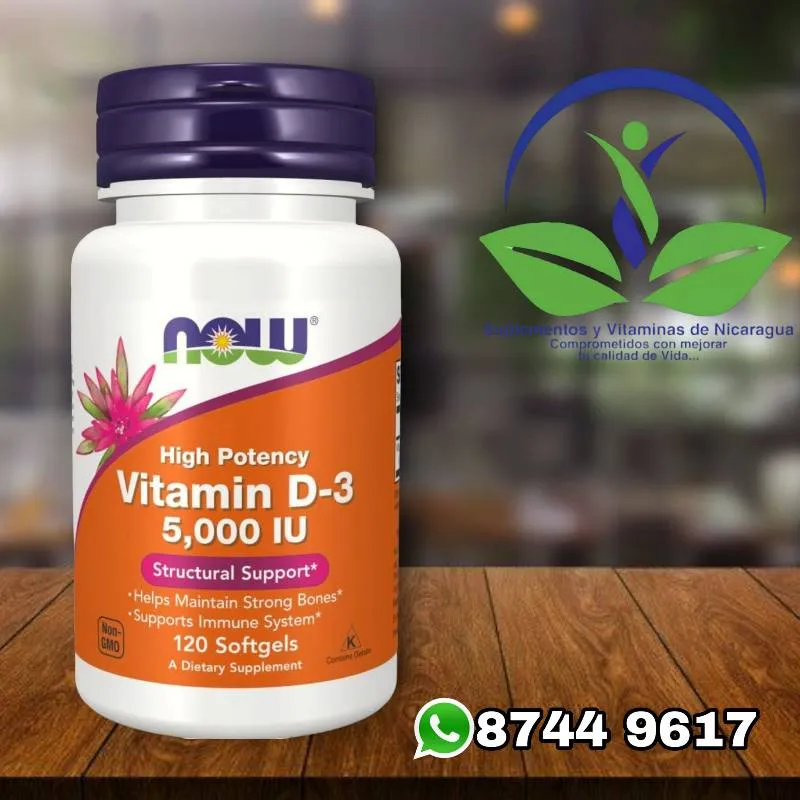 Vitamina D3 NOW 5000iu 120 Softgel