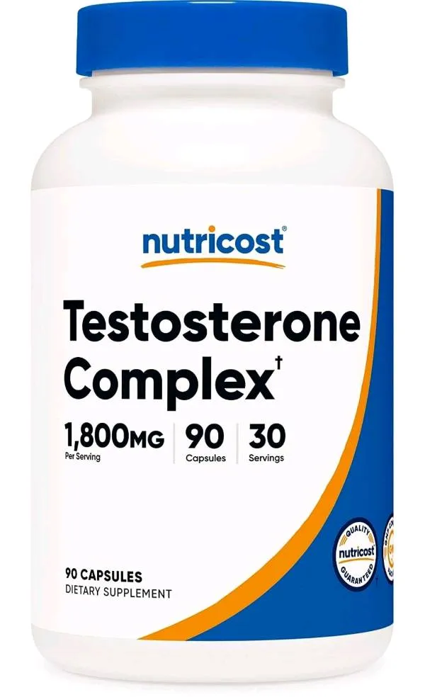 Testosterone Complex Nutricost 90 Cápsulas 