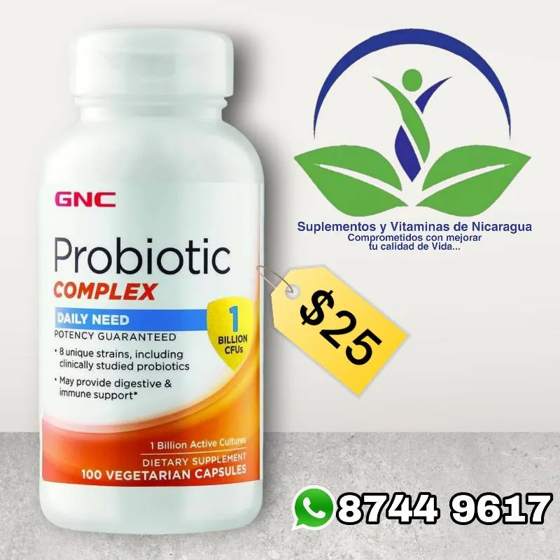Probióticos GNC Complex 100 Tablets