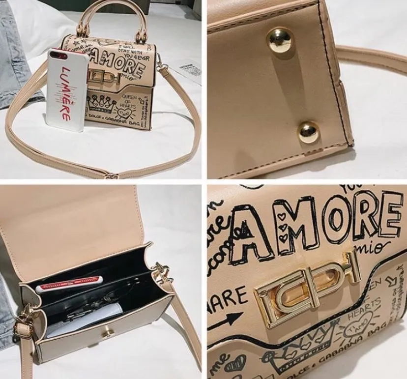 💛Bolso Amore beige✨