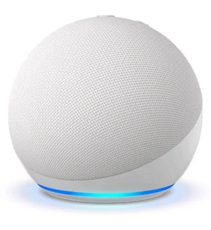 Echo Dot (5.ª generación, modelo de 2022) | Parlante inteligente con Alexa | Blanco