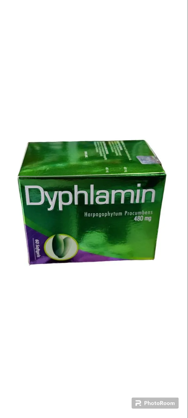 Dyphlamin De 480mg Por 1 Caja De 60 Softgeles