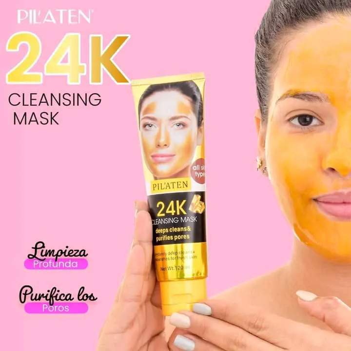 Mascarilla 24k Cleansing Mask Pilaten- Hidratación y limpieza