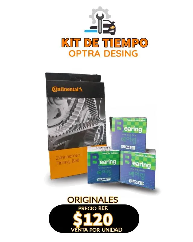 Kit De Tiempo Original Optra Desing
