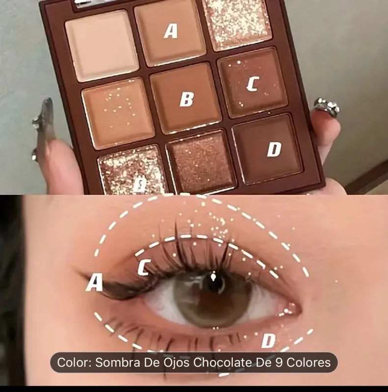 Paleta De Sombras De Ojos Mocha Chocolate
