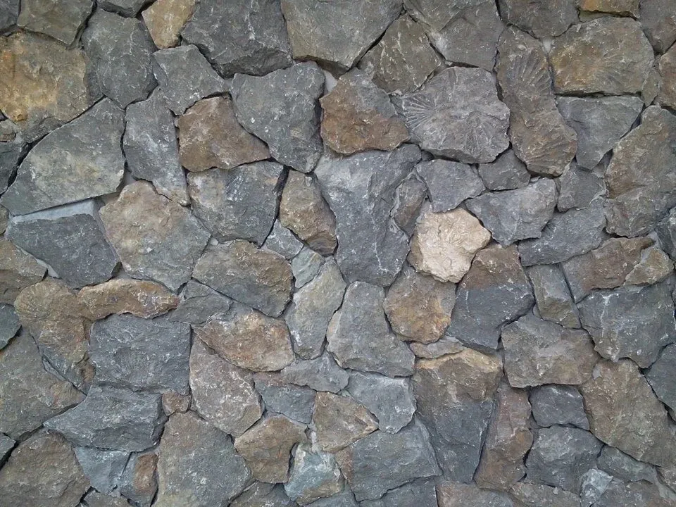 Piedra Caliza Gris Semirustico Irregular Mt Cuadrado 