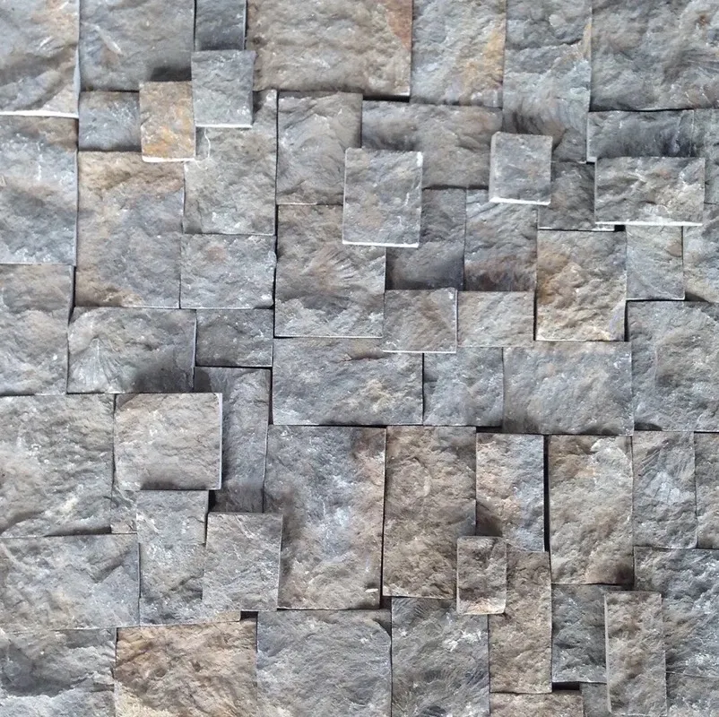 Piedra Caliza Gris Semirustico Canteado Mt Cuadrado 