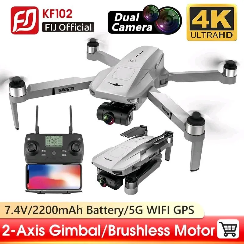 Drone KF102, GPS, 1.2 km camara 4k