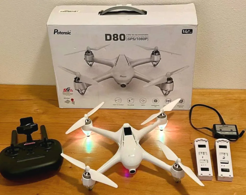 Drone Potensic D80, GPS, 1km, 2k Camara