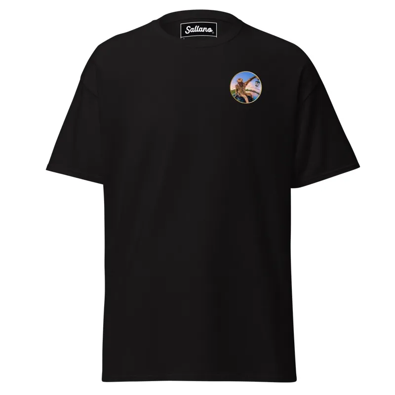 Camiseta Negra con Culebra PR en la Espalda