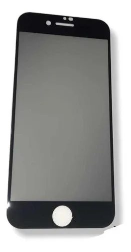 Vidrio Templado Antiespia Negro Compatible Con  iPhone 7