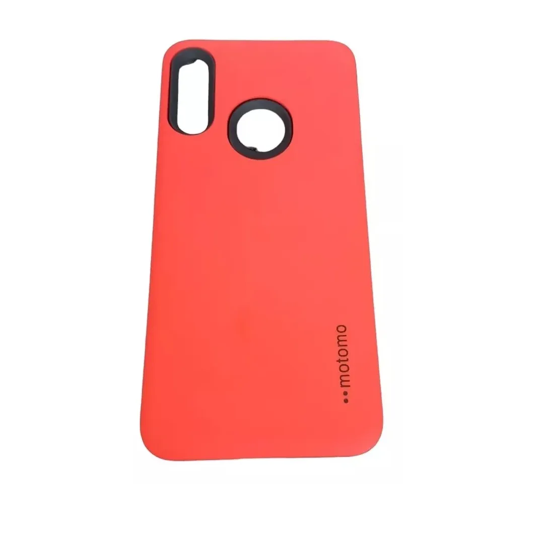 Forro Antichoque Motorola E6 Plus Rojo