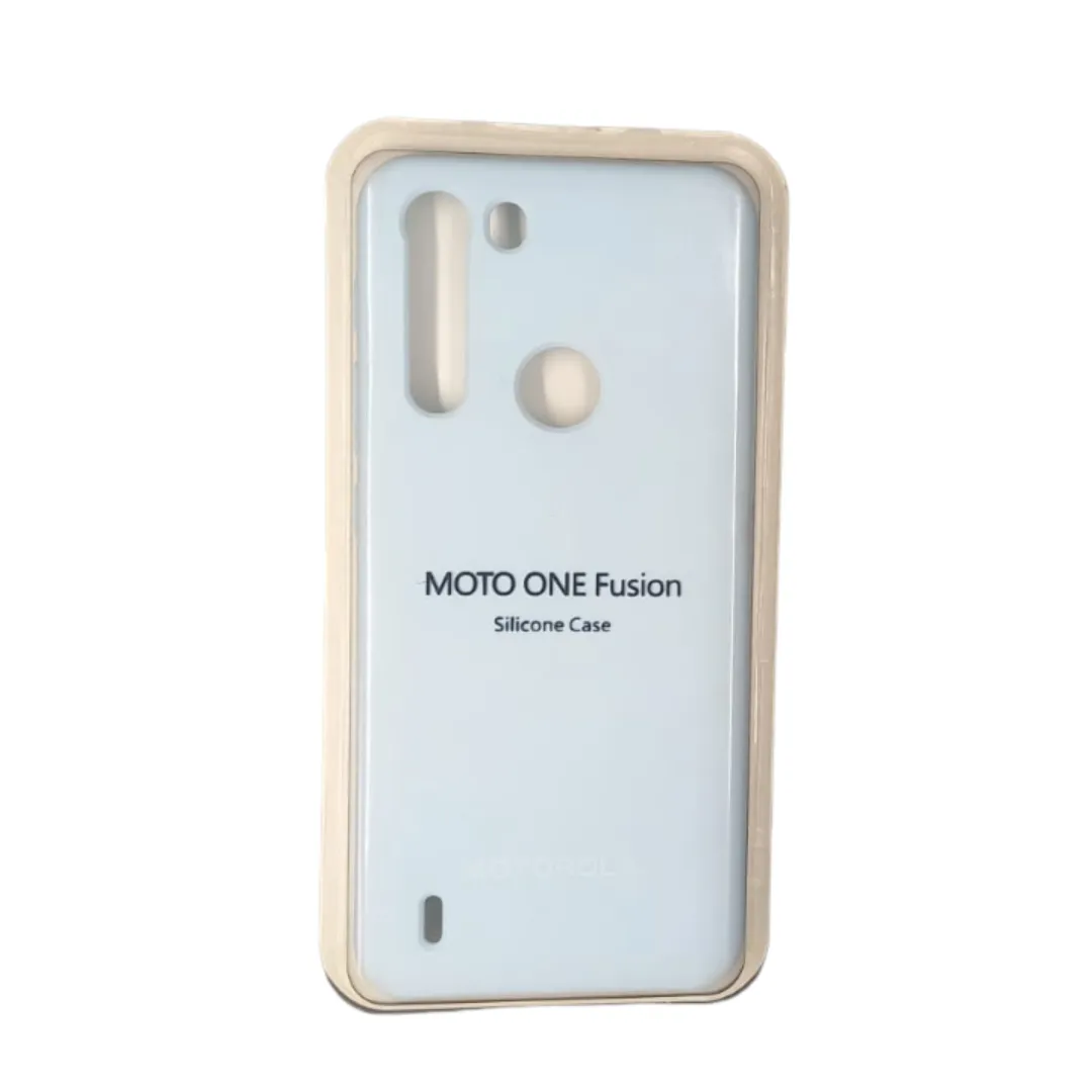 Forro Silicone Case Motorola One Fusion