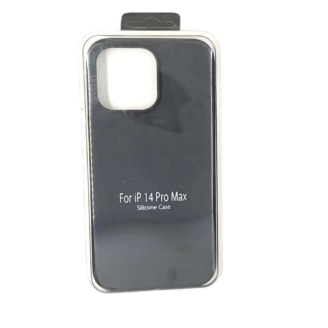 Forro Silicone Case Iphone 14 Pro Max Negro 