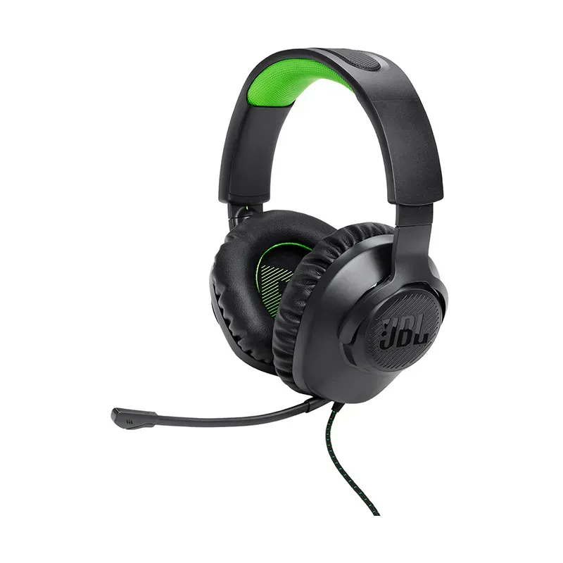 HEADSET JBL GAMING QUANTUM 100 GAMING XBOX WIRED OVER-EAR WITH MIC 3.5 JBLQ100XBLKGRNAM