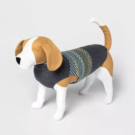 Suéter para perros y gatos Fairisle Stripe Cool Colorway