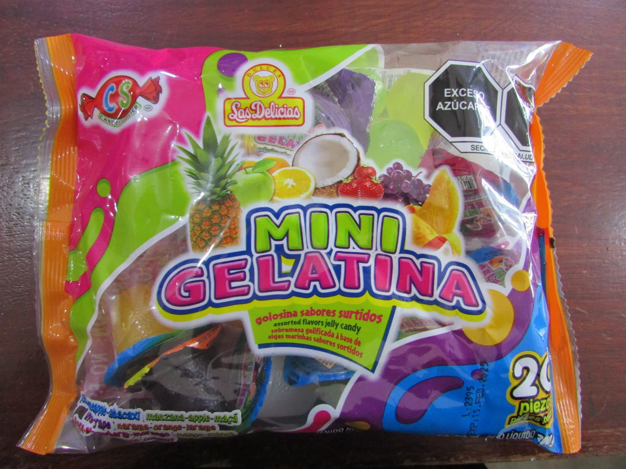 Mini Gelatina Las Delicias 20 pzas