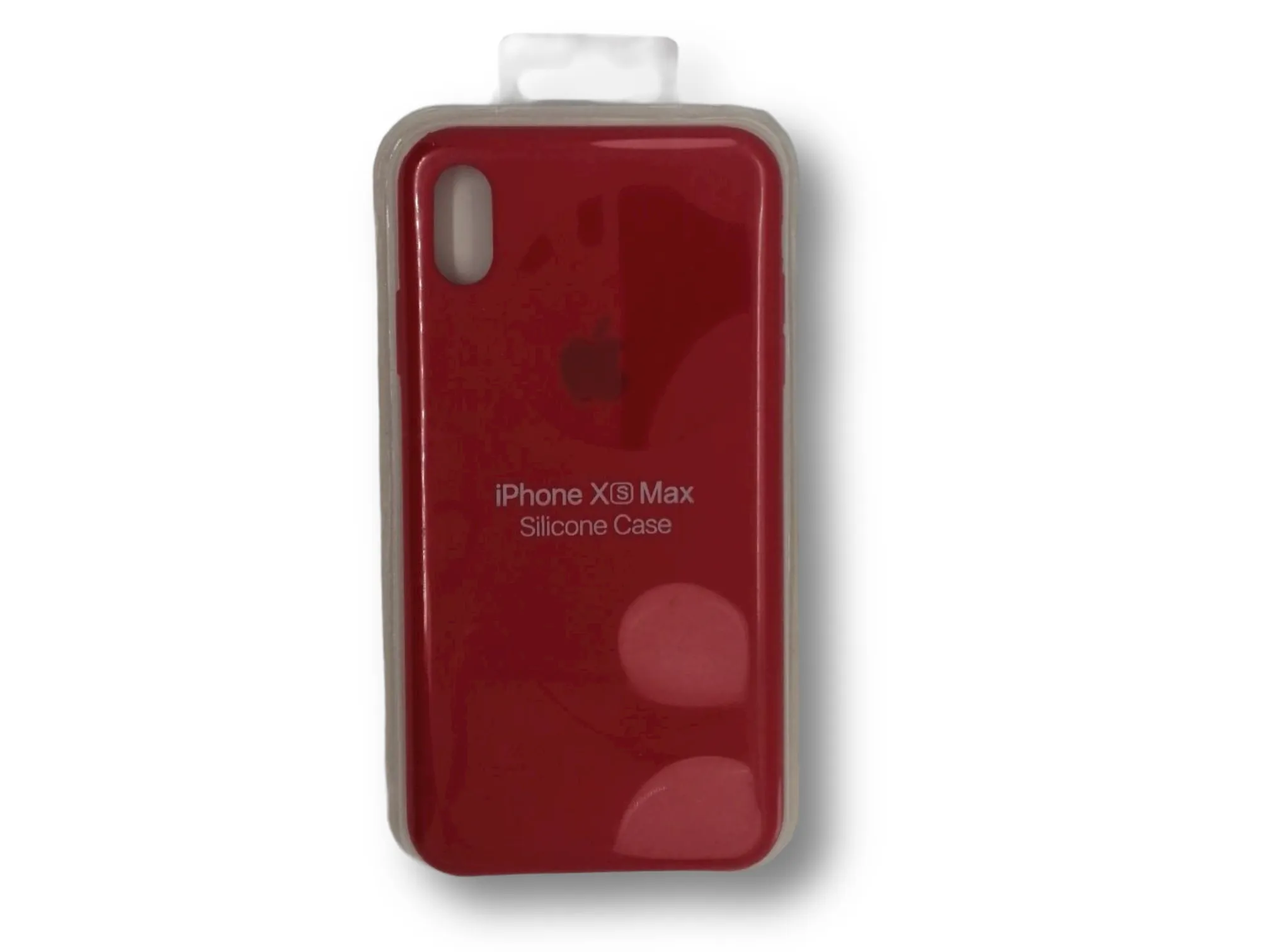 Forro Silicone Case Iphone XS Max Rojo