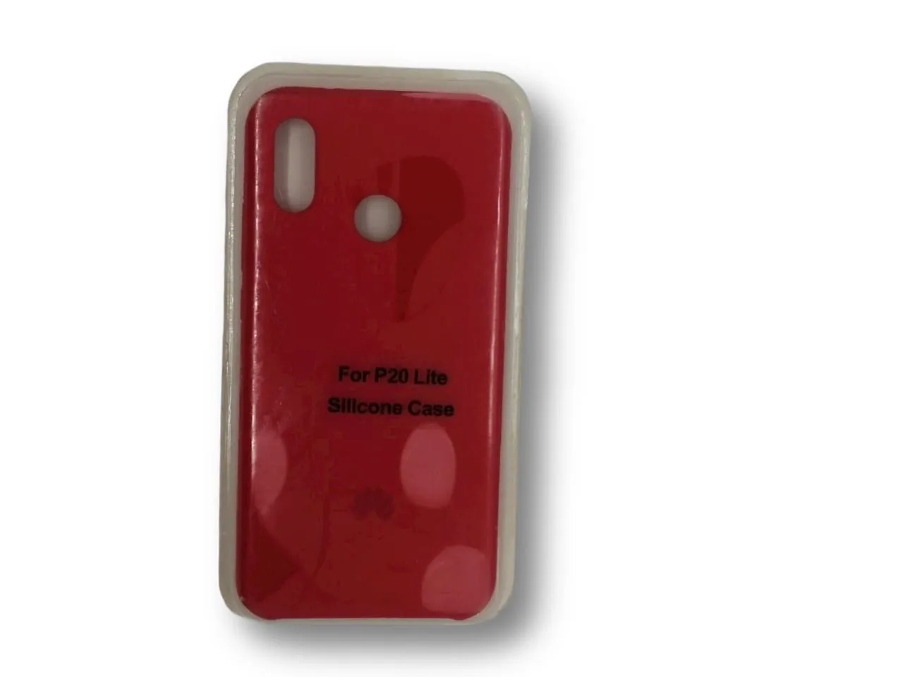 Forro Silicone Case  Huawei P20 Lite Rojo