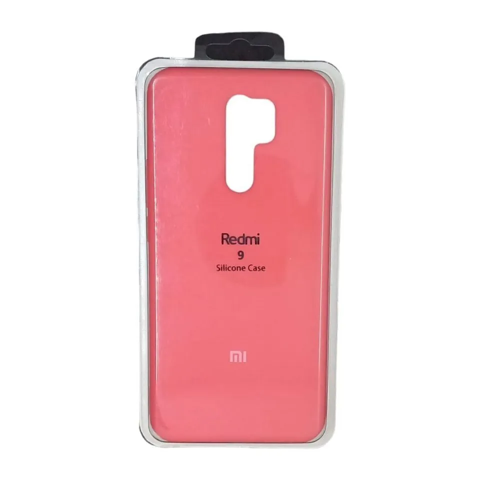  Forro Silicone Case Xiaomi Redmi 9 Rojo