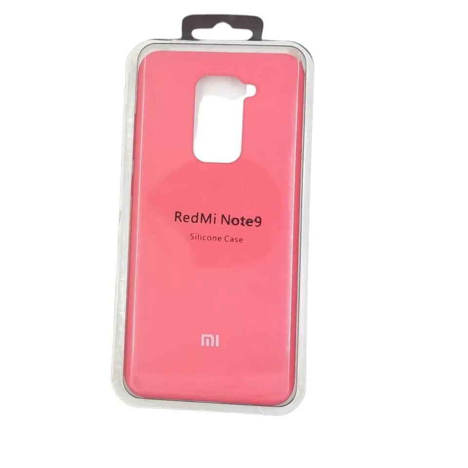 Forro Silicone Case Xioami RedMi Note 9 Rojo