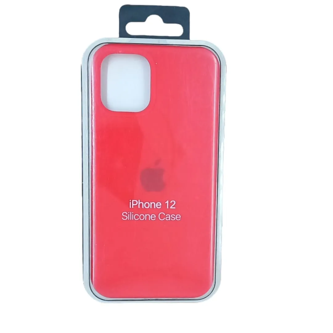 Forro Silicone Case Iphone 12 Mini Rojo