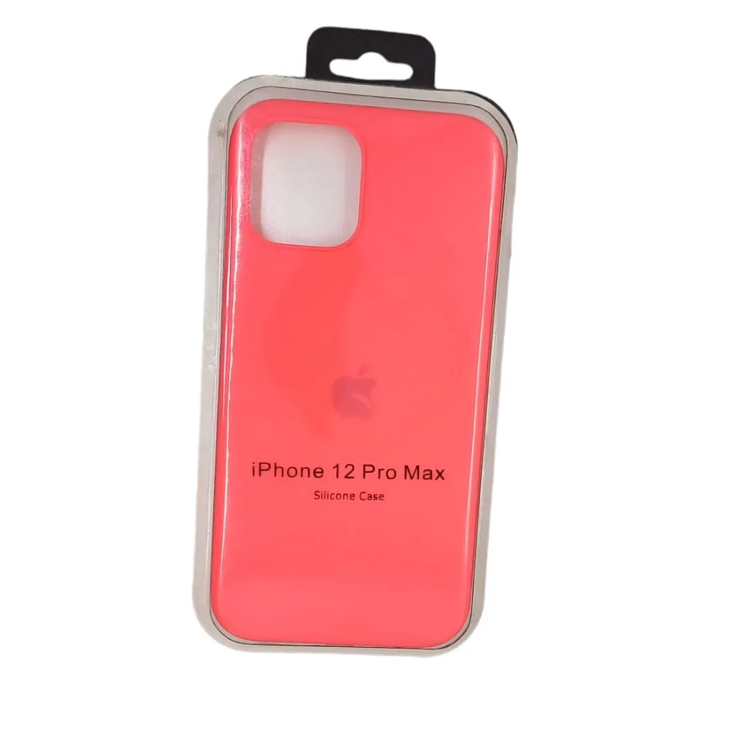 Forro Silicone Case Iphone 12 Pro Max Salmon