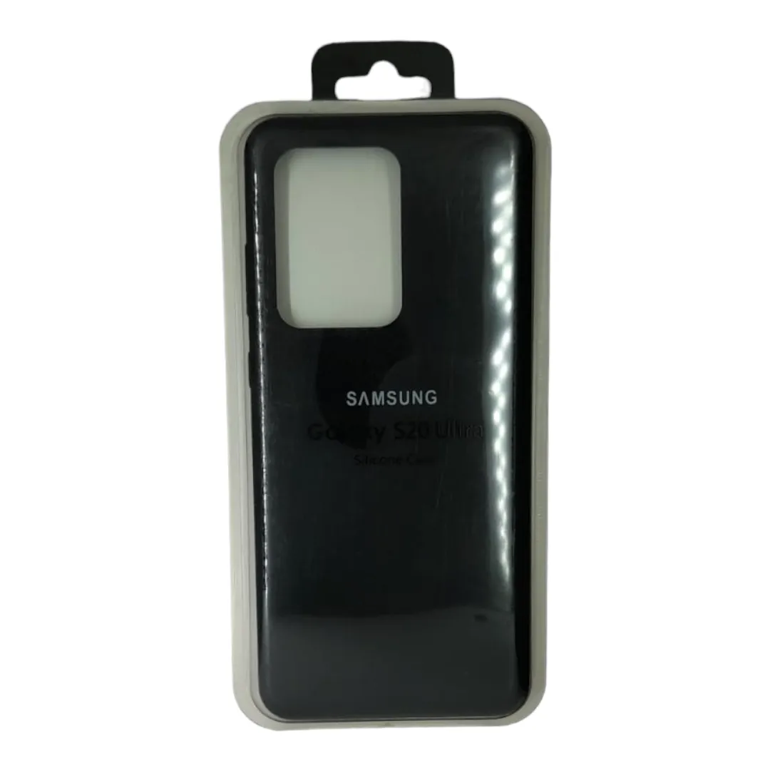 Forro Silicone Case Samsung S20 Ultra Negro