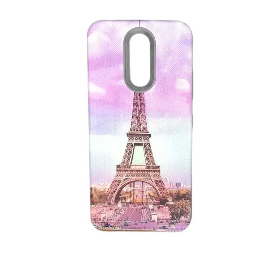 Forro Antichoque Torre Eiffel Compatible LG K40
