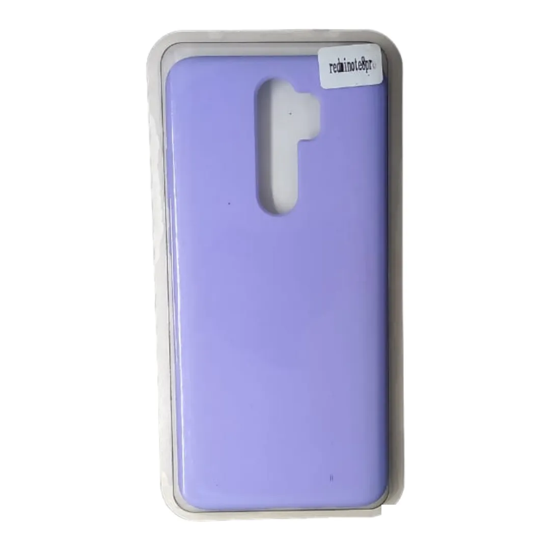 Forro Silicone Case Redmi Note 8 Pro Lila