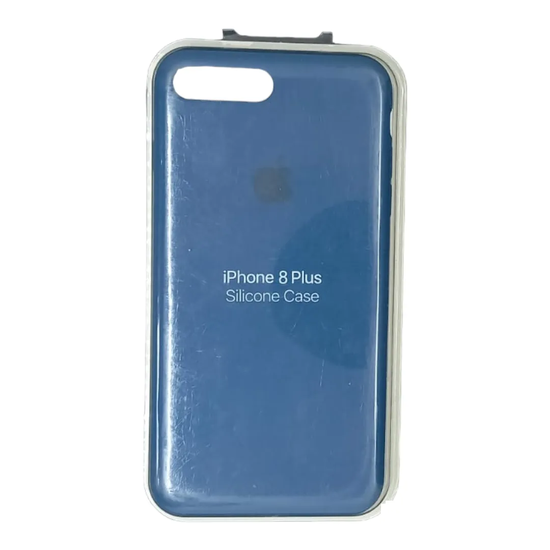 Forro Silicone Case Iphone 7/8 Plus Azul Rey