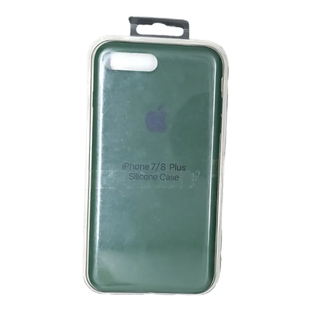 Forro Silicone Case Iphone 7 / 8 Plus Verde