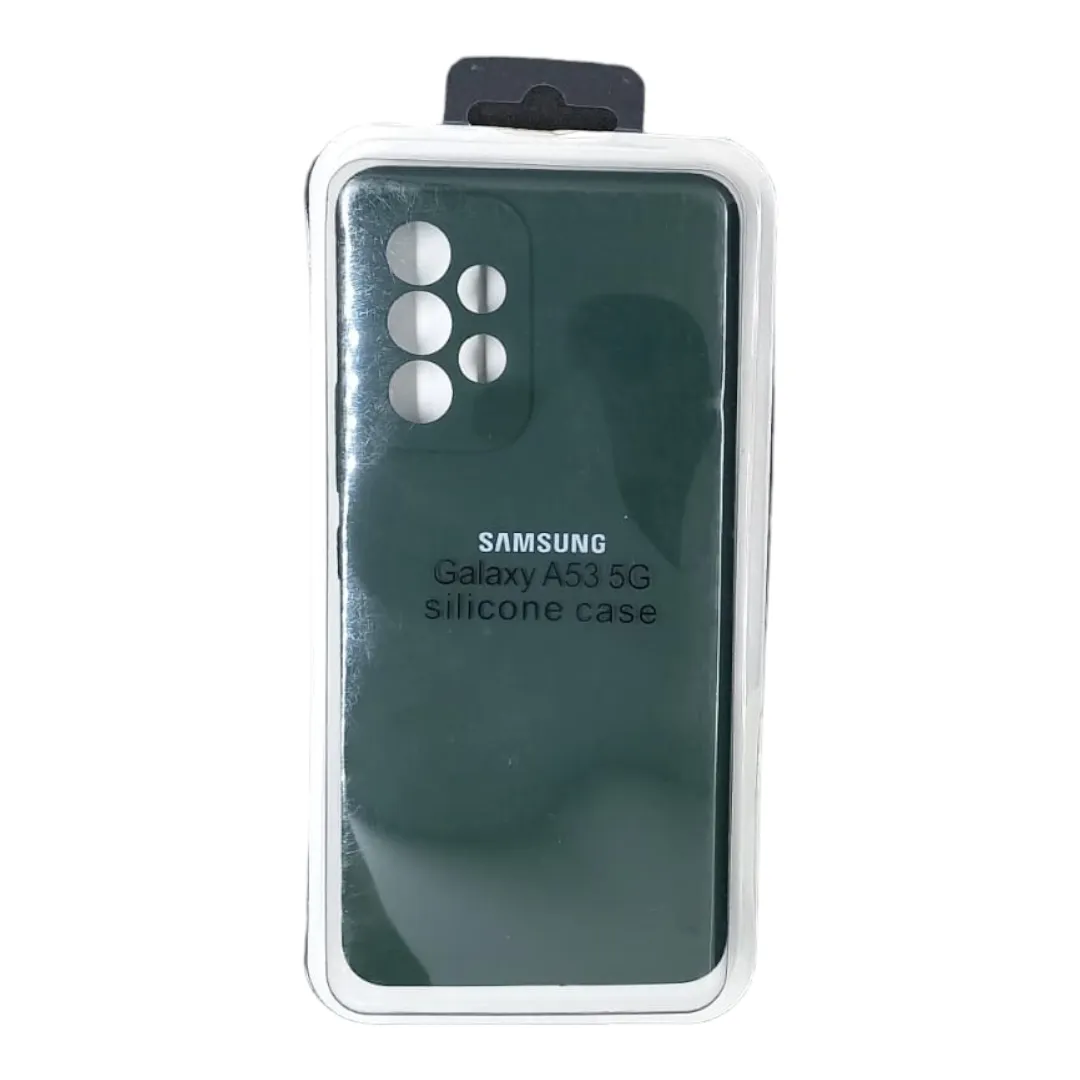 Forro Silicone Case Samsung A53 5G Verde