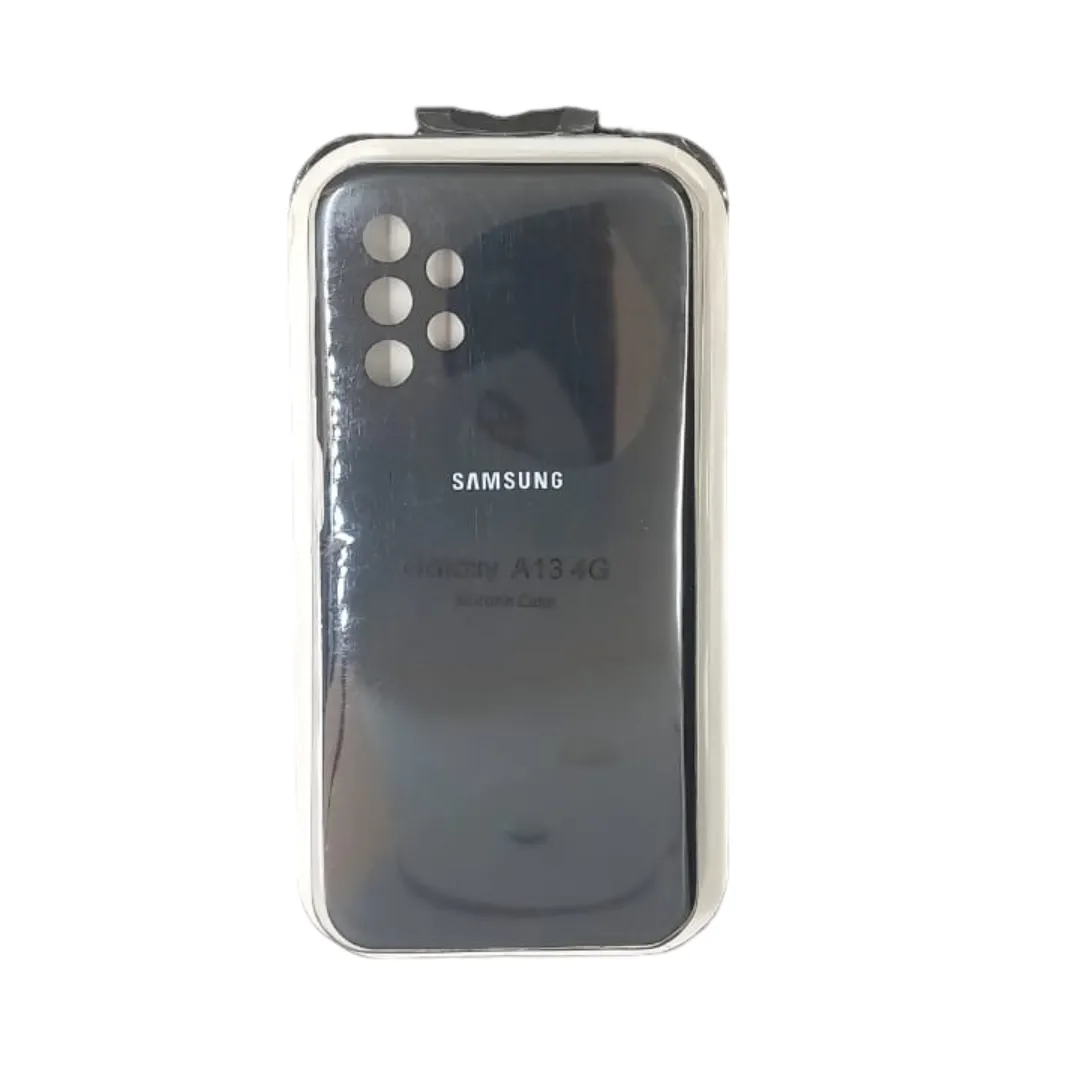 Forro Silicone Case Samsung A13 4G Negro